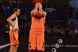 #7 Bardet Olivier, Team Menton, FIBA 3x3 World Tour Lausanne 2014, Day 1, 29. August.