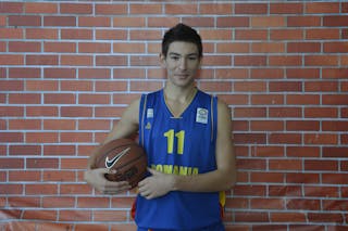 Marius Ciotlaus. Team Romania.  2013 FIBA 3x3 U18 World Championships