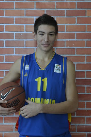 Marius Ciotlaus. Team Romania.  2013 FIBA 3x3 U18 World Championships