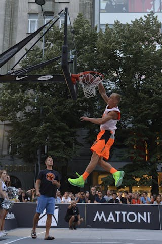 Dunk contest at the 3x3 World Tour Masters in Prague, 24-25 August 2013