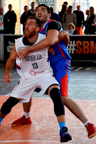 13 Marko Zdero (SRB) - Serbia v Azerbaijan, 2016 FIBA 3x3 European Championships Qualifier Netherlands - Men, Pool, 1 July 2016
