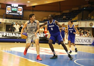 16 Aaron Guzman (AND) - France v Andorra, 2016 FIBA 3x3 U18 European Championships Qualifiers Hungary - Men, MSF5, 17 July 2016