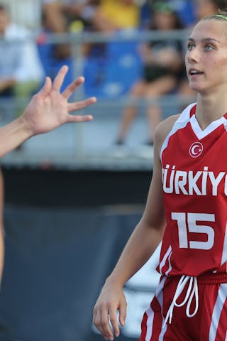 15 Işilay Eği̇n (TUR) - Fiba U18 Europe Cup Qualifier Bari Game 12: Slovenia vs Turkey 6-21
