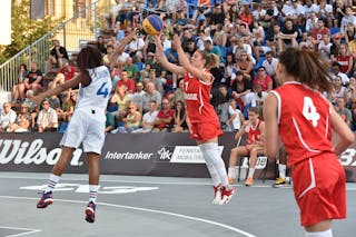 7 Evita Herminjard (SUI) - France v Switzerland, 2016 FIBA 3x3 U18 European Championships - Women, Pool, 10 September 2016