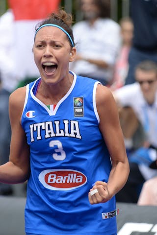 3 Alessandra Visconti (ITA) - Italy v Russia, 2016 FIBA 3x3 European Championships Qualifier France - Women, Final, 2 July 2016
