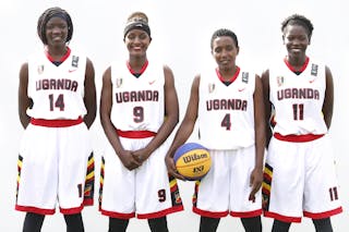 14 Claire Lamunu (UGA) - 11 Sarah Ageno (UGA) - 9 Jamila Nansikombi (UGA) - 4 Ritah Imanishimwe (UGA)