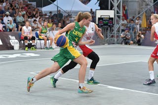 8 Lina Kavaliauskaitė (LTU) - Czech Republic v Lithuania, 2016 FIBA 3x3 U18 European Championships - Women, Pool, 10 September 2016