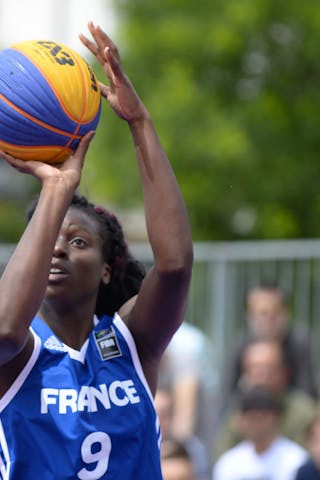 9 Alice Nayo (TUR) - Turkey v France, 2016 FIBA 3x3 European Championships Qualifier France - Women, Pool, 2 July 2016