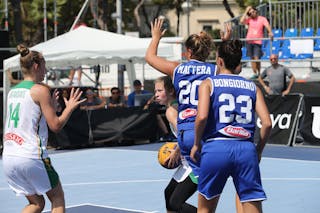 23 Giulia Bongiorno (ITA) - 20 Caterina Mattera (ITA) - Fiba U18 Europe Cup Qualifier Bari Game 21: Lithuania vs Italy 9-15
