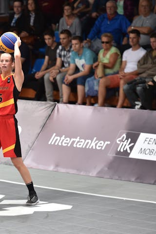 5 Ine Vanderhoydonks (BEL) - Netherlands v Belgium, 2016 FIBA 3x3 U18 European Championships - Women, Pool, 9 September 2016