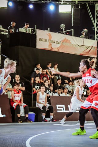 13 Yuni Anggraeni (INA) - 2 Karolina Formella (POL) - Poland v Indonesia, 2016 FIBA 3x3 World Championships - Women, Pool, 12 October 2016
