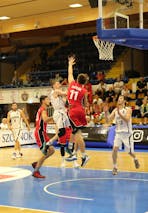 4 Dato Apxazava (GEO) - Georgia v Czech Republic, 2016 FIBA 3x3 U18 European Championships Qualifiers Hungary - Men, Semi final, 17 July 2016
