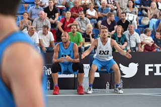 6 Duje Kaliterna (CRO) - 3 Eddy Steiner (FRA) - Bordeaux v Split, 2016 WT Debrecen, Pool, 7 September 2016