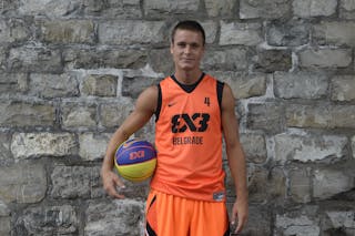 #4 Bjelica Dragan, Team Belgrade, FIBA 3x3 World Tour Lausanne 2014, 29-30 August.