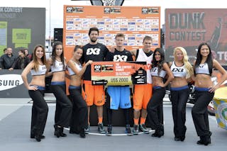 Winner of the dunk contest 2013 FIBA 3x3 World Tour final in Istanbul