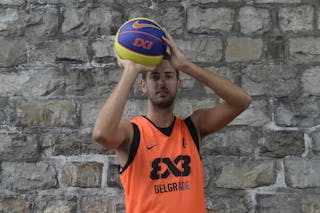 #7 Mitrovic Danilo, Team Belgrade, FIBA 3x3 World Tour Lausanne 2014, 29-30 August.