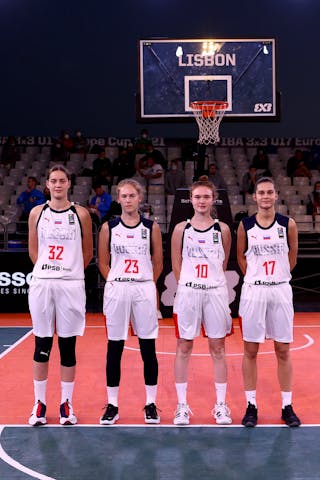 32 Karina Komarova (RUS) - 23 Polina Selezeneva (RUS) - 17 Sofia Liulina (RUS) - 10 Sofia Kuzilova (RUS)