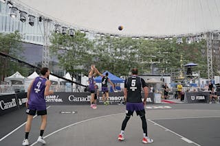FIBA 3x3, World Tour 2021, Mtl, Can, Esplanade Place des Arts. QF 2- Antwerp vs. Lausanne