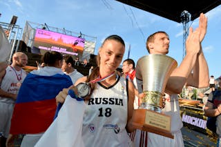 Anna Leshkovtseva. Team Russia. 2014 FIBA 3x3 World Championships Women.