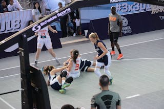 11 Anna Pavlicová (CZE) - 3 Naira Cáceres Martell (ESP) - Spain v Czech Republic, 2016 FIBA 3x3 U18 World Championships - Women, 3rd place, 5 June 2016