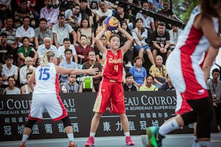 Czech Republic v China, 2016 FIBA 3x3 World Championships - Women, Pool, 14 October 2016