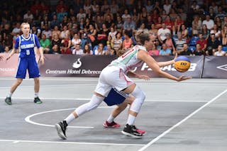 10 Beatrix Mérész (HUN) - Hungary v Belarus, 2016 FIBA 3x3 U18 European Championships - Women, Pool, 9 September 2016