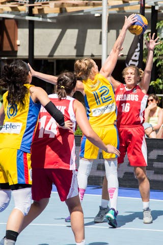 16 евгения степанова (ROU) - Romania v Belarus, 2016 FIBA 3x3 European Championships Qualifiers Andorra - Women, Last 8, 26 June 2016