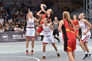 5 Ine Vanderhoydonks (BEL) - Russia v Belgium, 2016 FIBA 3x3 U18 European Championships - Women, Pool, 9 September 2016