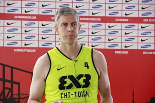 #4 Arne Duncan. Team Chi-Town. 2014 World Tour Chicago. 3x3 Game. 16 August. Day 2.