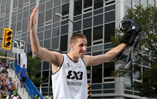 5 Michael Lieffers (CAN) - Slam dunk event at FIBA 3x3 Saskatoon 2017
