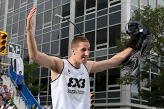 5 Michael Lieffers (CAN) - Slam dunk event at FIBA 3x3 Saskatoon 2017