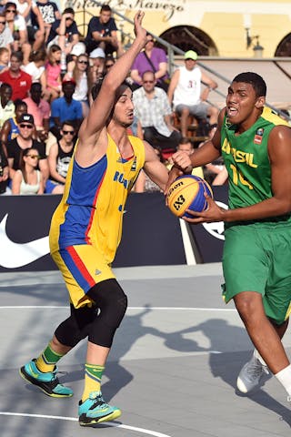Romania v Brazil, 2015 FIBA 3x3 U18 World Championships - Men, Last 16, 6 June 2015