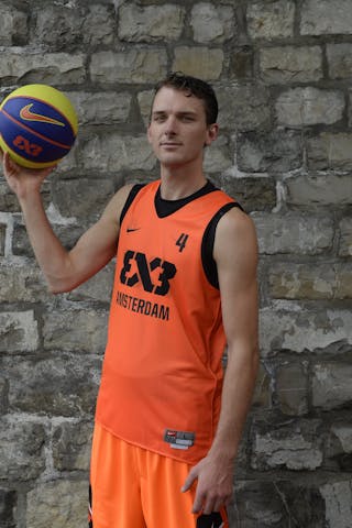 #4 Van Vilsteren Sjoerd, Team Amsterdam, FIBA 3x3 World Tour Lausanne 2014, 29-30 August.