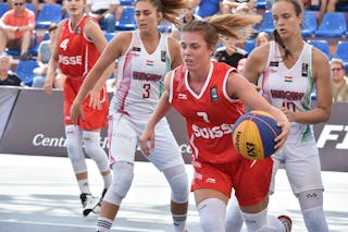 7 Evita Herminjard (SUI) - Hungary v Switzerland, 2016 FIBA 3x3 U18 European Championships - Women, Last 8, 11 September 2016