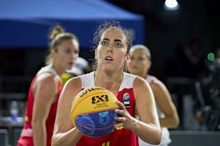 11 Vega Gimeno (ESP) - FIBA 3x3, World Tour 2021, Mtl, Can, Esplanade de la Place des Arts. Women final Spain vs Austria