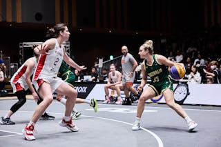 2 Katherine Plouffe (CAN) - 33 Lauren Mansfield (AUS) - Canada vs Australia