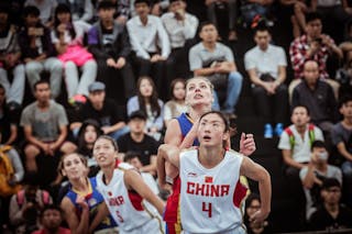 4 Jindan Liu (CHN) - China v Romania, 2016 FIBA 3x3 World Championships - Women, Pool, 12 October 2016