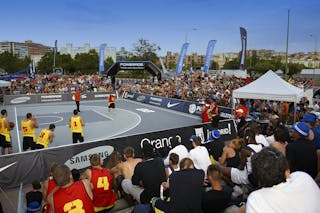 2012 FIBA 3x3 World Tour, Madrid MADRID, SPAIN - SEPTEMBER 07:  3X3 World Tour Madrid 2012 at Plaza de Toros de Las Ventas on September 07, 2012 in Madrid, Spain. (Photo by Manuel Queimadelos)