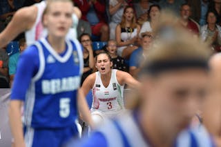 Hungary v Belarus, 2016 FIBA 3x3 U18 European Championships - Women, Pool, 9 September 2016