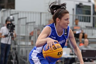 4 Alexandra Riecka (SVK) - Slovakia v Italy, 2016 FIBA 3x3 European Championships Qualifier France - Women, Pool, 2 July 2016