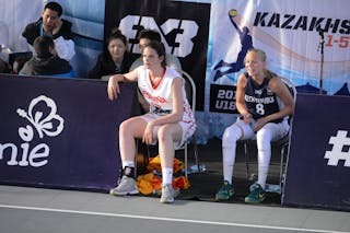 8 Erika Vitásková (CZE) - 13 Laia Solé (ESP) - Spain v Czech Republic, 2016 FIBA 3x3 U18 World Championships - Women, 3rd place, 5 June 2016