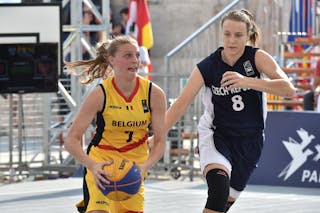 7 Manon Descamps (BEL) - Belgium v Czech Republic, 2016 FIBA 3x3 U18 European Championships - Women, Last 8, 11 September 2016