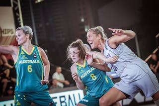 23 Eva Vilarrubla Seira (AND) - 8 Isabella Brancatisano (AUS) - 6 Jenni Screen (AUS) - Andorra v Australia, 2016 FIBA 3x3 World Championships - Women, Pool, 11 October 2016