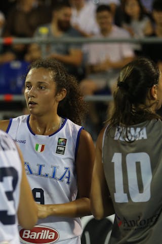 9 Michela Battiloti (ITA) - Fiba U18 Europe Cup Qualifier Bari Game 15: Italy vs Andorra 17-08