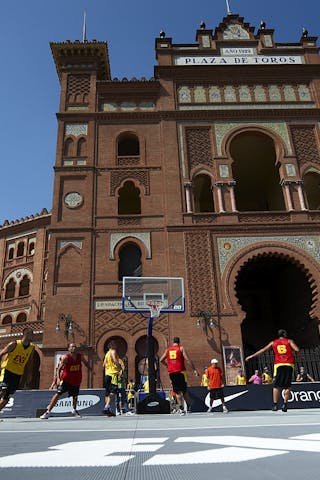 2012 FIBA 3x3 World Tour, Madrid MADRID, SPAIN - SEPTEMBER 07:  3X3 World Tour Madrid 2012 at Plaza de Toros de Las Ventas on September 07, 2012 in Madrid, Spain. (Photo by Manuel Queimadelos)