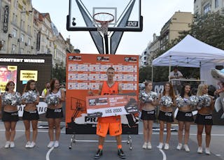 Dunk contest winner with the cheeck 2013 FIBA 3x3 World Tour Masters in Prague