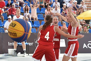 Spain v Russia, 2016 FIBA 3x3 U18 European Championships - Women, Last 8, 11 September 2016