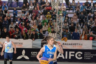 Kazakhstan v Italy, 2016 FIBA 3x3 U18 World Championships - Women, Pool, 2 June 2016