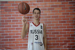 Pavel Afanasiev. Team Russia.  2013 FIBA 3x3 U18 World Championships