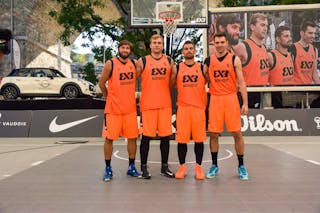 Team Bucharest; Daniel stefan BURUIANA (Romania); Adrian Cristian TRANDAFIR (Romania); Sergiu SOUCA (Romania); Victor CONSTANTIN (Romania), 2015 WT Lausanne, Pool, 28 August 2015